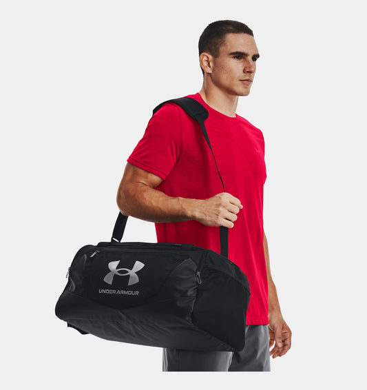 Torba treningowa UA Storm Under Armour UA UNDENIABLE 5.0 DUFFLE S Black / Metallic Silver 1369222-001