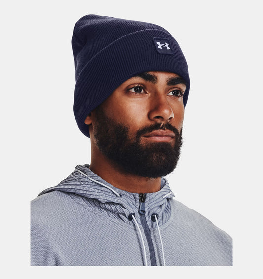 Unisex czapka zimowa Under Armour Halftime Beanie Midnight Navy 1373155-410