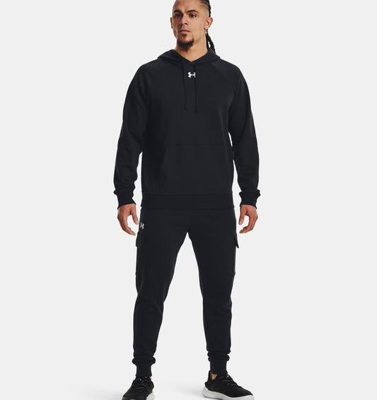 Męska bluza dresowa z Rival Fleece Under Armour Rival Fleece Crew Black 1379757-001