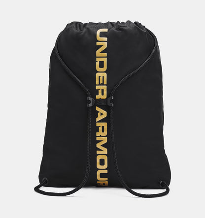 Worek treningowy z klipsem piersiowym Under Armour UA OZSEE SACKPACK Black / White 1240539-010