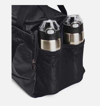 Torba treningowa UA Storm Under Armour UA UNDENIABLE 5.0 DUFFLE S Black / Metallic Silver 1369222-001