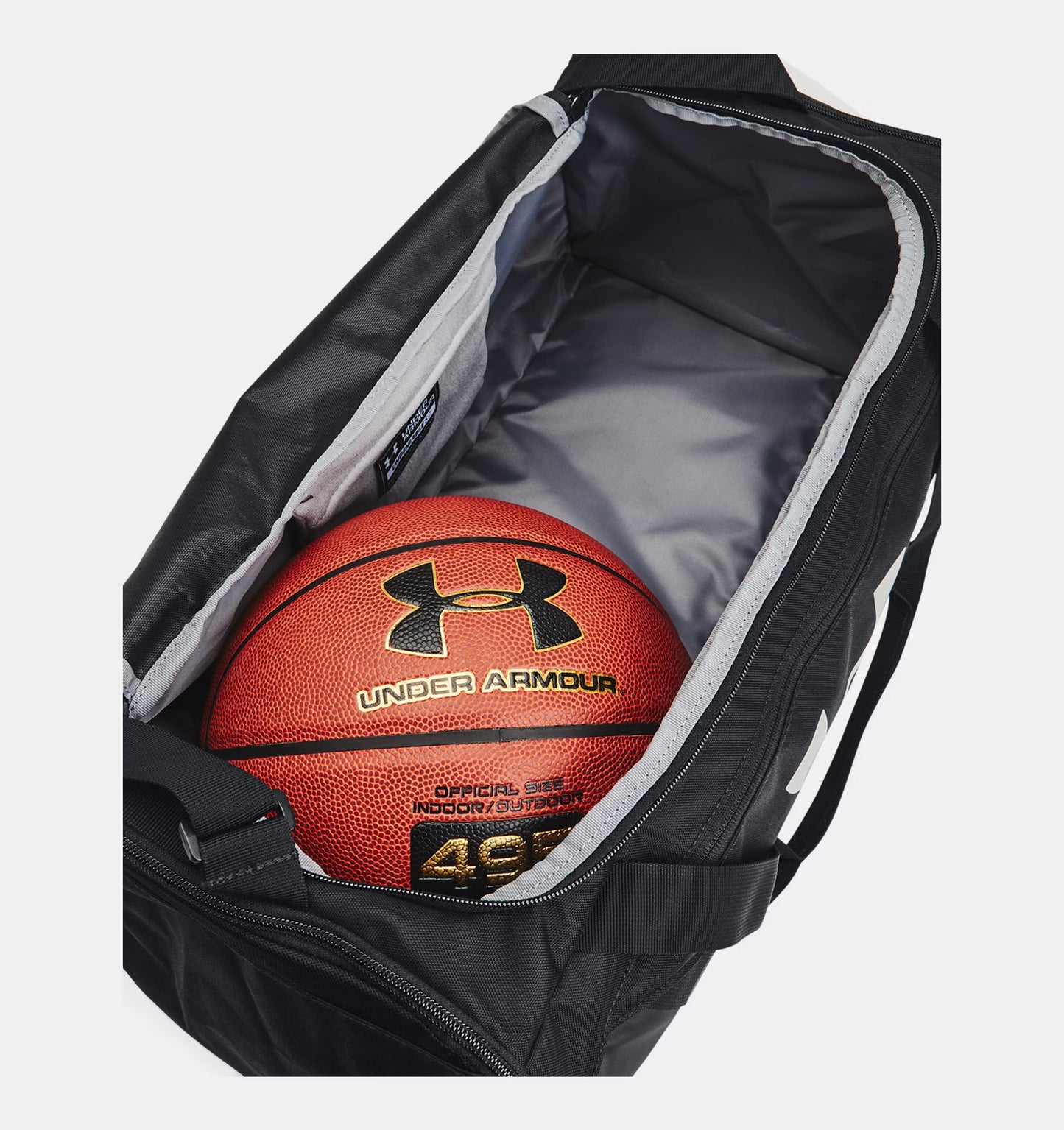 Torba treningowa UA Storm Under Armour UA UNDENIABLE 5.0 DUFFLE S Black / Metallic Silver 1369222-001