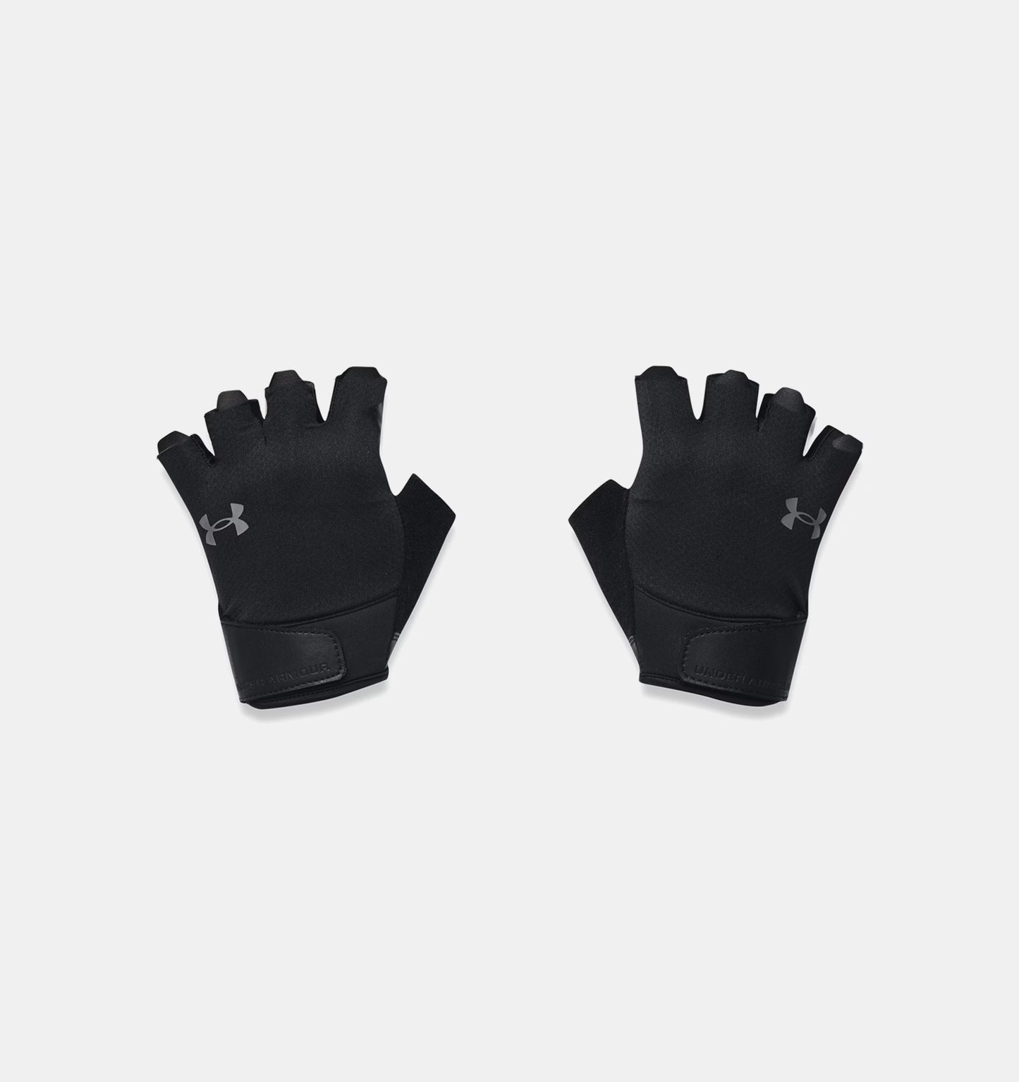 Męskie rękawiczki treningowe z Leather Palm Under Armour Training Gloves Black 1369826-001