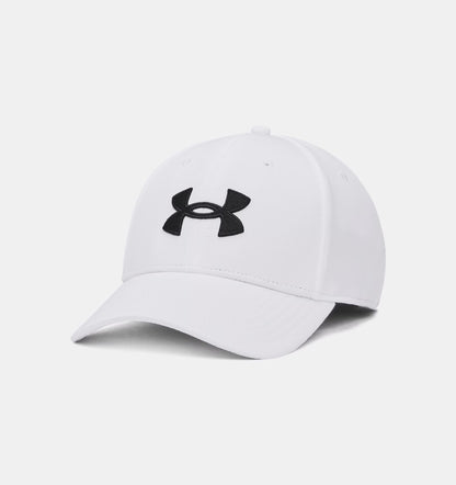 Męska czapka z daszkiem z opaską HeatGear Under Armour Blitzing White 1376700-100