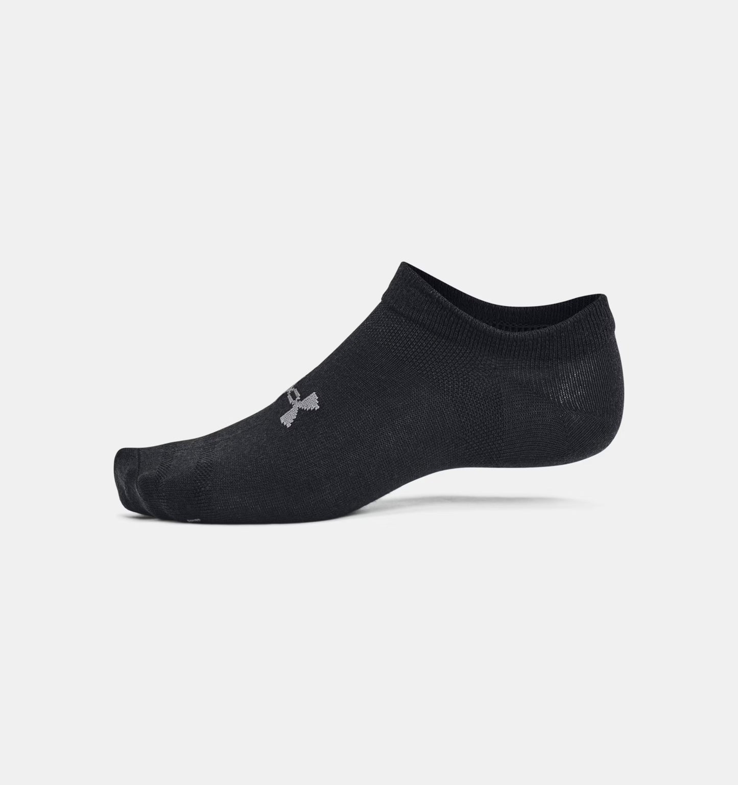 Unisex skarpetki treningowe z technologią Anti-Odor Under Armour Essential No Show 6PK Black 1382611-003