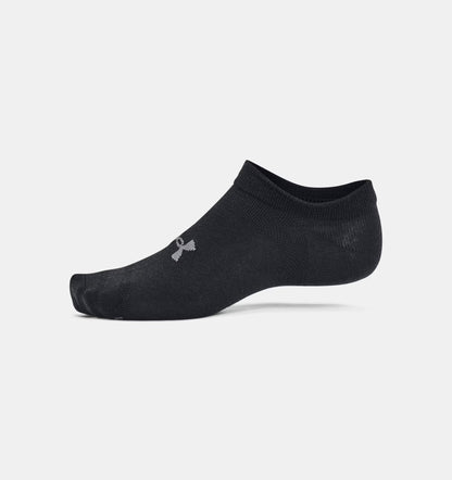 Unisex skarpetki treningowe z technologią Anti-Odor Under Armour Essential No Show 6PK Black 1382611-003