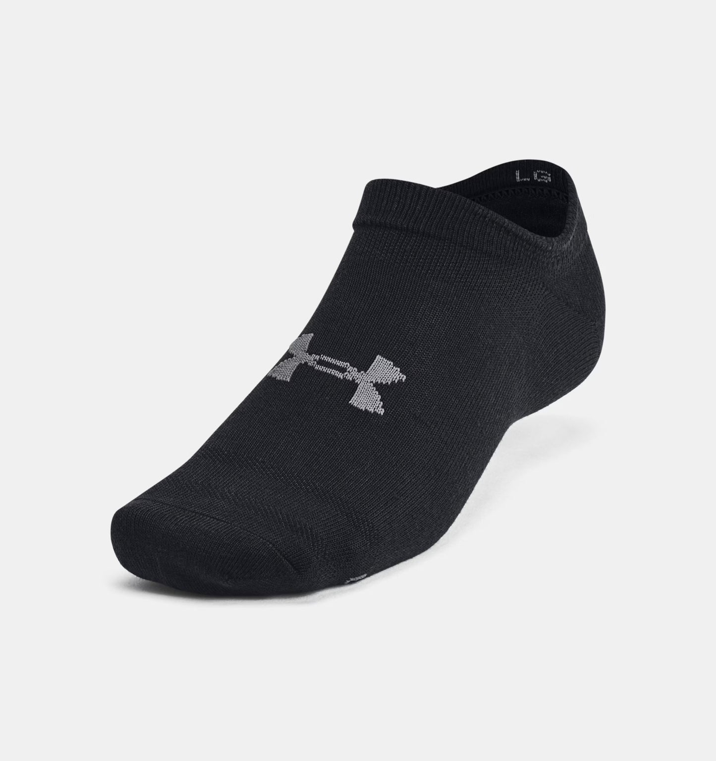 Unisex skarpetki treningowe z technologią Anti-Odor Under Armour Essential No Show 6PK Black 1382611-001