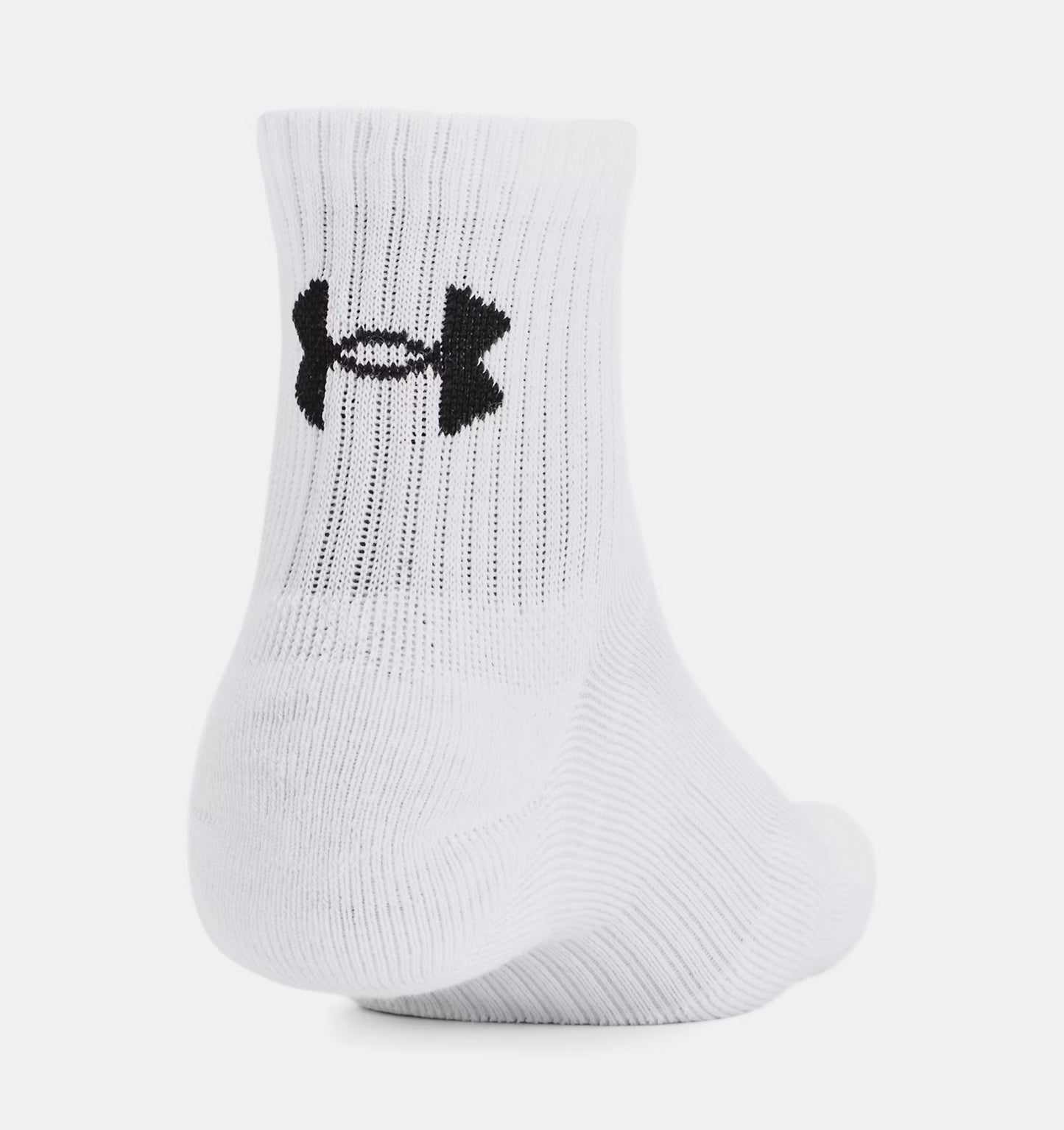 Unisex skarpetki treningowe z bawełny Under Armour Training Cotton Quarter 3-Pack White 1386372-100