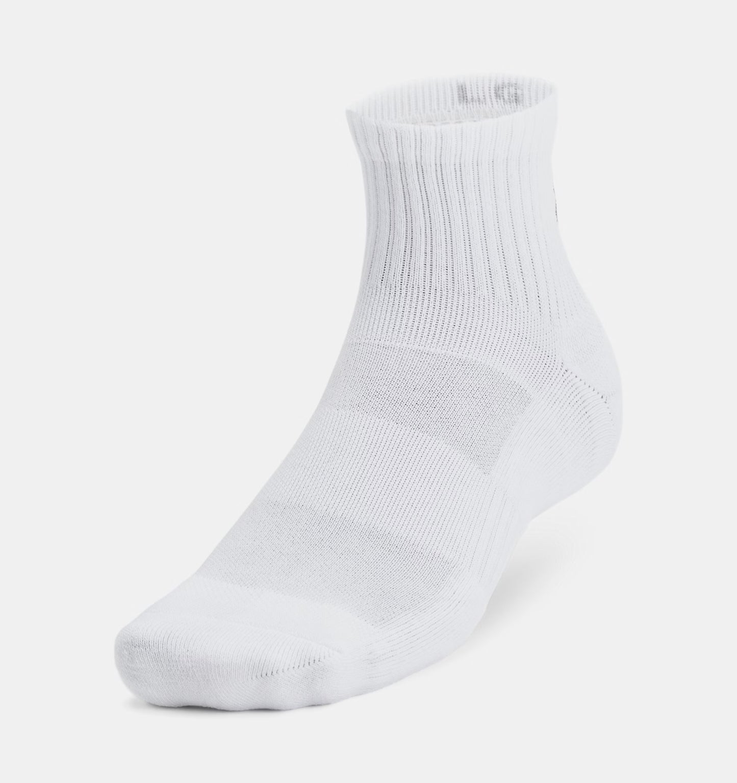 Unisex skarpetki treningowe z bawełny Under Armour Training Cotton Quarter 3-Pack White 1386372-100
