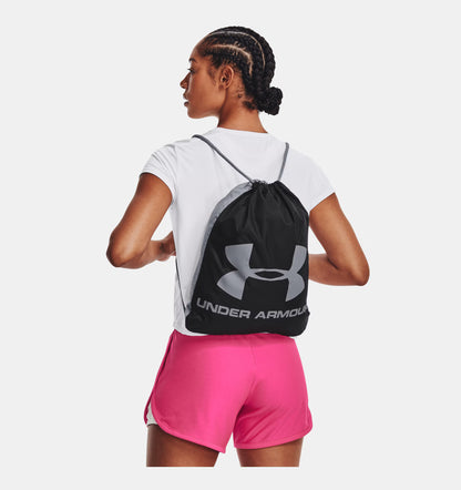 Worek treningowy z klipsem piersiowym Under Armour UA OZSEE SACKPACK Stealth Gray / Black 1240539-009