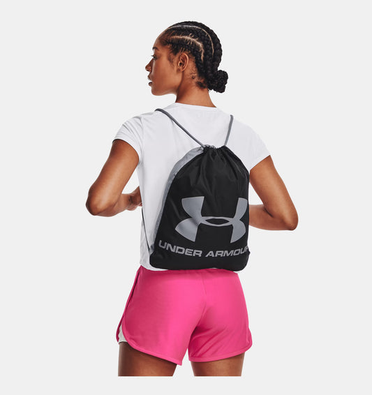 Worek treningowy z klipsem piersiowym Under Armour UA OZSEE SACKPACK Stealth Gray / Black 1240539-009