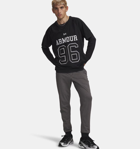 Męskie spodnie treningowe z Tricot Under Armour Sportstyle Tricot Carbon Heather / Black 1290261-090