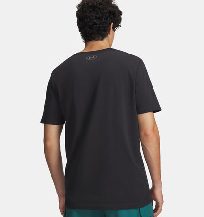 Męska koszulka sportstyle z Charged Cotton Under Armour Sportstyle Left Chest Black 1326799-001
