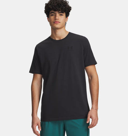 Męska koszulka sportstyle z Charged Cotton Under Armour Sportstyle Left Chest Black 1326799-001