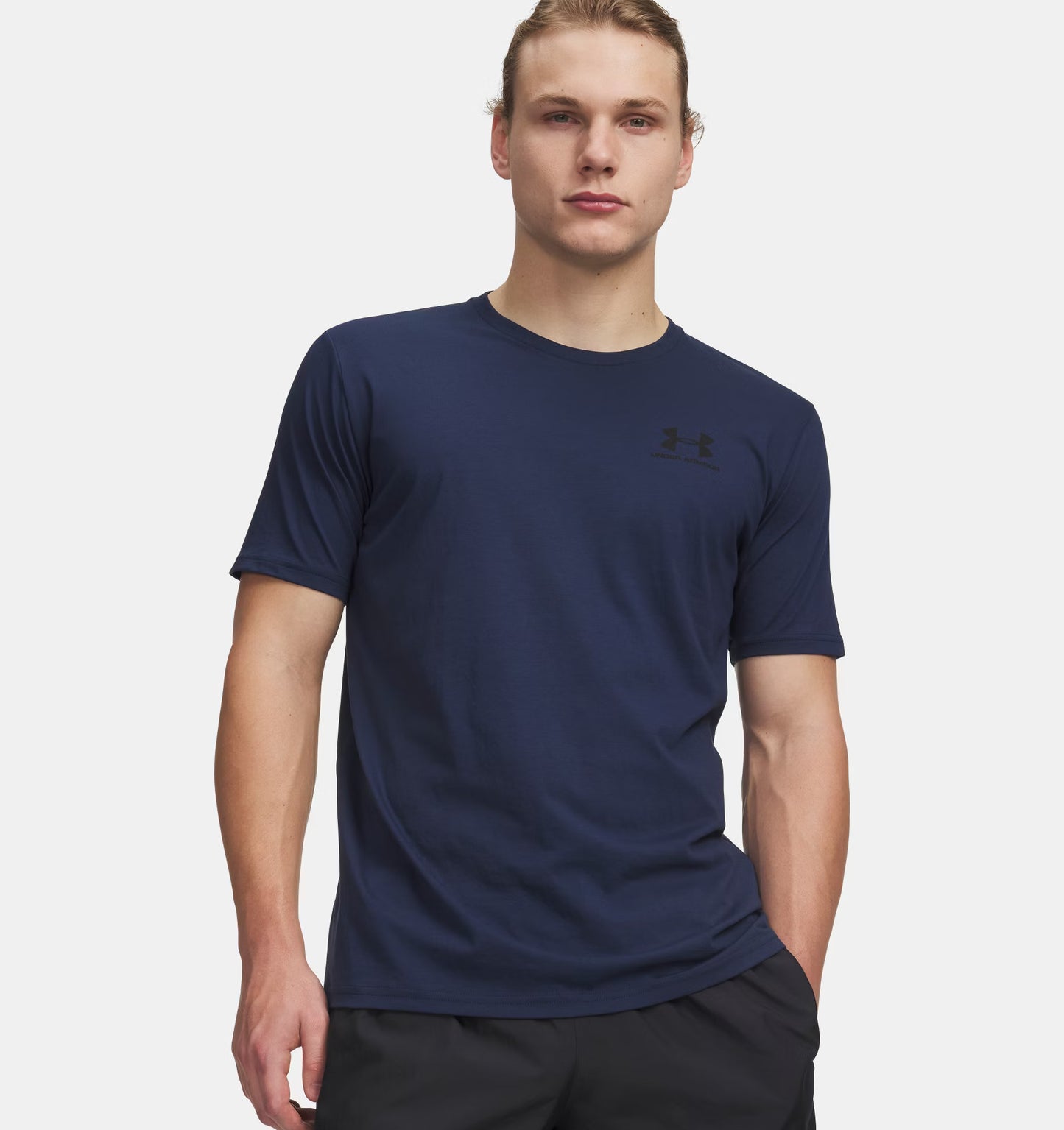 Męska koszulka sportstyle z Charged Cotton Under Armour Sportstyle Left Chest Academy 1326799-408