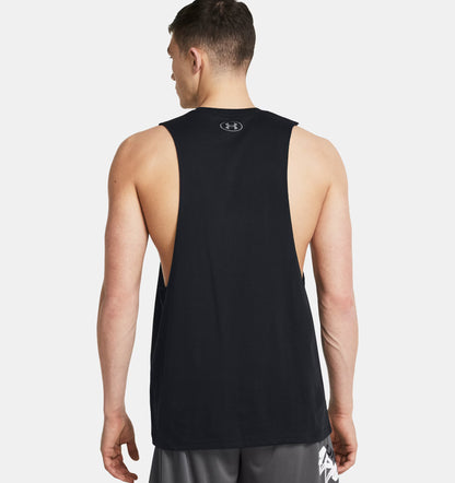 Męska koszulka sportstyle z długim rękawem z Charged Cotton Under Armour Sportstyle Left Chest Long Sleeve Black 1329286-001