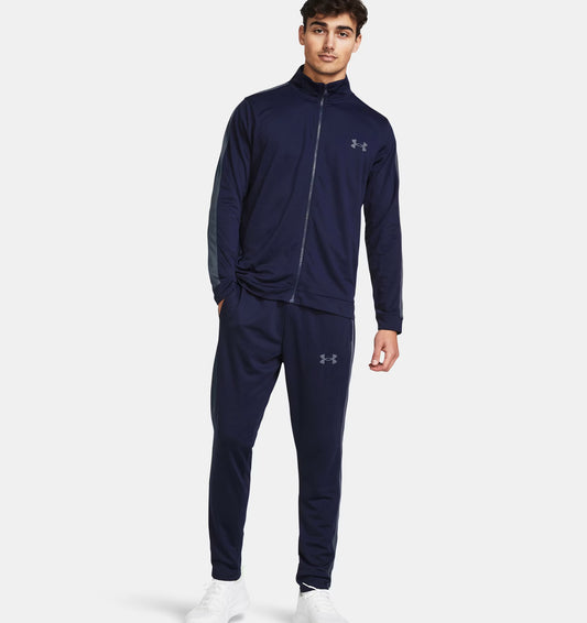 Męski dres treningowy z Rival Knit Under Armour RIVAL KNIT TRACK SUIT Midnight Navy / White 1357139-410