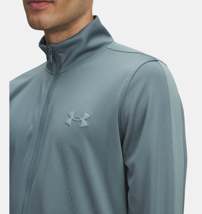 Męski dres treningowy z Rival Knit Under Armour RIVAL KNIT TRACK SUIT Starlight / White 1357139-587