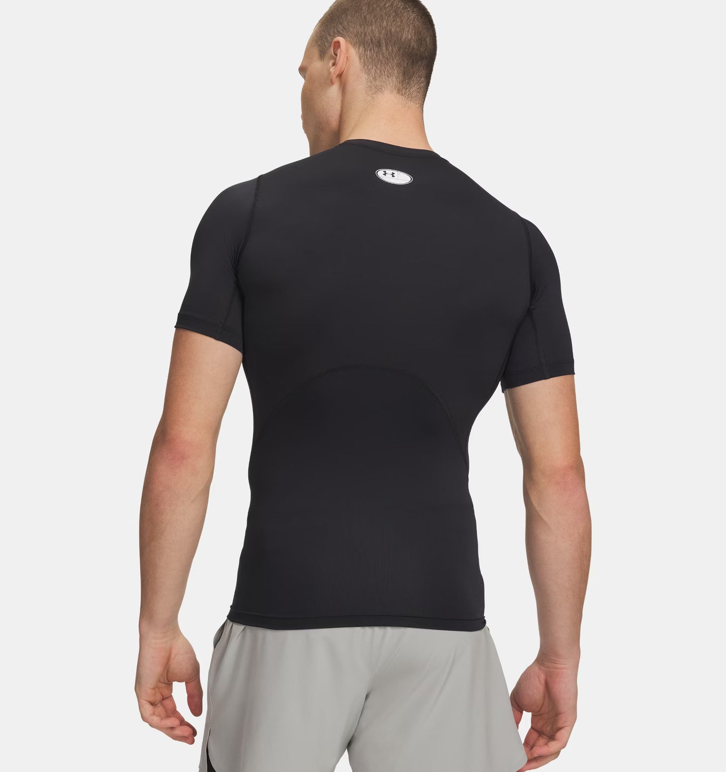Męska koszulka kompresyjna z HeatGear Under Armour HeatGear Armour Compression SS Black 1361518-001