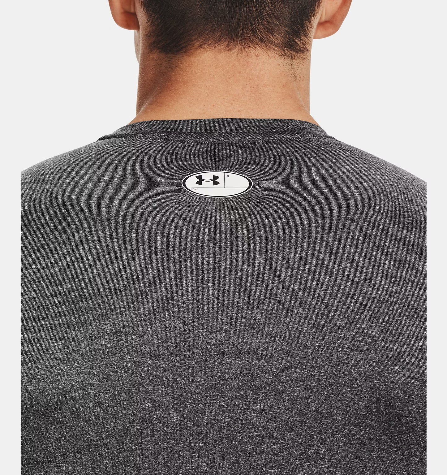Męski longsleeve kompresyjny z HeatGear Under Armour HG Armour Long Sleeve Carbon Heather 1361524-090