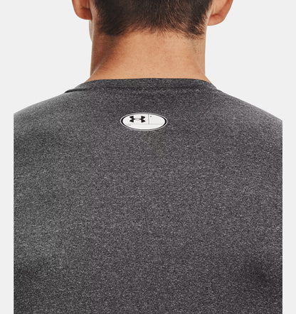 Męski longsleeve kompresyjny z HeatGear Under Armour HG Armour Long Sleeve Carbon Heather 1361524-090