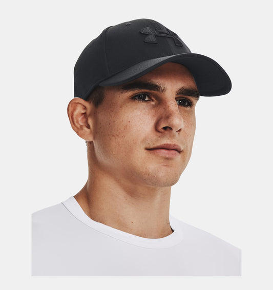 Męska czapka z daszkiem z HeatGear Under Armour UA BLITZING Black / Pitch Gray 1376700-002